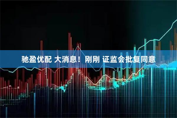 驰盈优配 大消息！刚刚 证监会批复同意