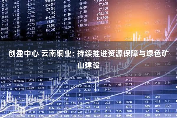 创盈中心 云南铜业: 持续推进资源保障与绿色矿山建设