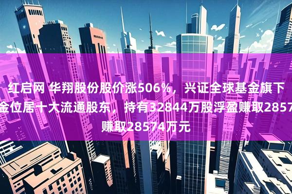 红启网 华翔股份股价涨506%,兴证全球基金旗下1只基金位居十大流通股东,持有32844万股浮盈赚取28574万元